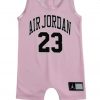 Infant girl's air jordan onesie