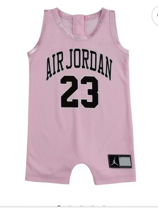 Infant girl's air jordan onesie