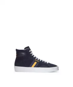 Men's Polo By Ralph Lauren Court Vulc Mid Suede Sneaker