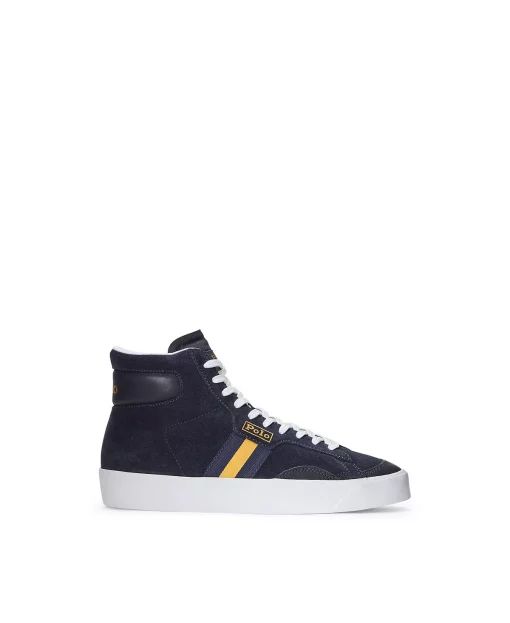 Men's Polo By Ralph Lauren Court Vulc Mid Suede Sneaker