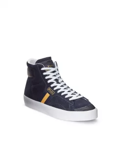 Men's Polo By Ralph Lauren Court Vulc Mid Suede Sneaker