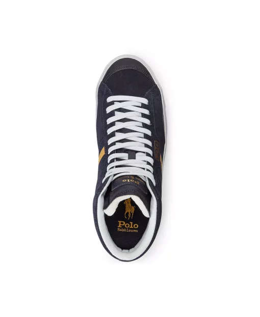 Men's Polo By Ralph Lauren Court Vulc Mid Suede Sneaker