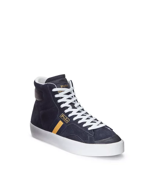 Men's Polo By Ralph Lauren Court Vulc Mid Suede Sneaker