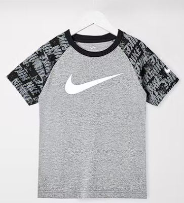 Nike Boys Raglan Sleeve T-Shirt-Shirt