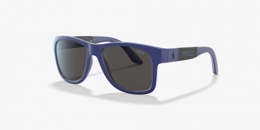 Polo Ralph Lauren Matte Royal Blue - Dark Grey Sunglasses PH4162 54