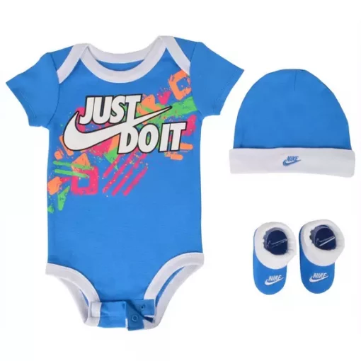 Nike Just Do It Infant Boys 3 Piece Onesie Set