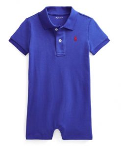 Polo by Ralph Lauren Infant Boys Blue Onesie