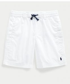 Polo by Ralph Lauren White Chino Drawstring Shorts